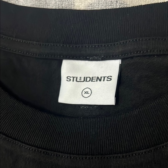 Students Golf Black Short Sleeve Tee - Picture 4 of 7